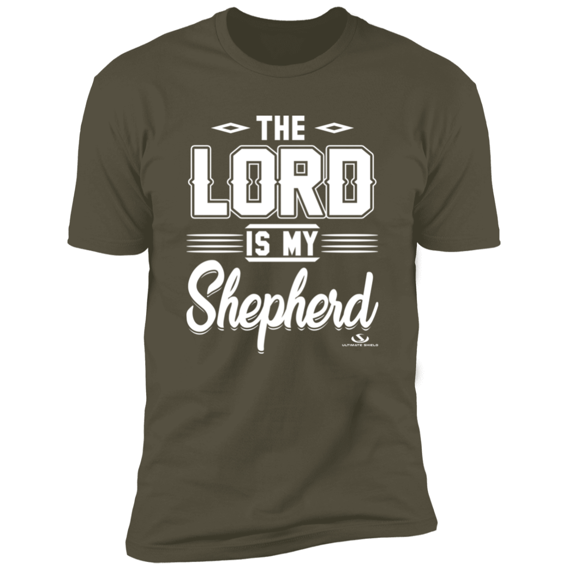 THE LORD IS MY SHEPHERD  Premium Short Sleeve T-Shirt Ultimate Shield