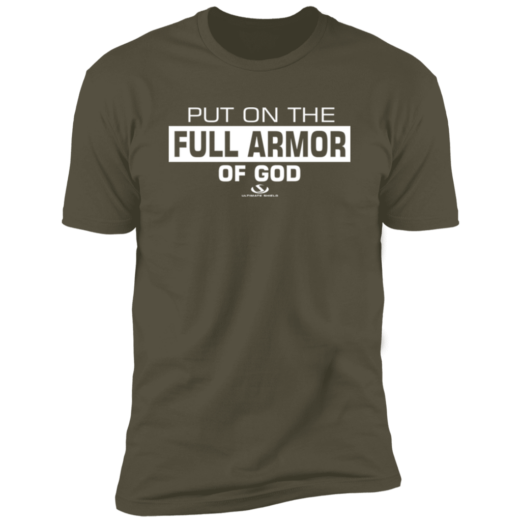 PUT ON THE FULL ARMOR OF GOD  Premium Short Sleeve T-Shirt Ultimate Shield