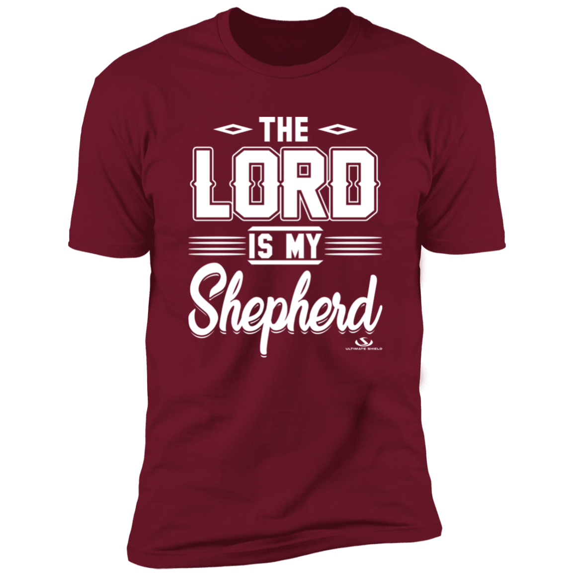 THE LORD IS MY SHEPHERD  Premium Short Sleeve T-Shirt Ultimate Shield