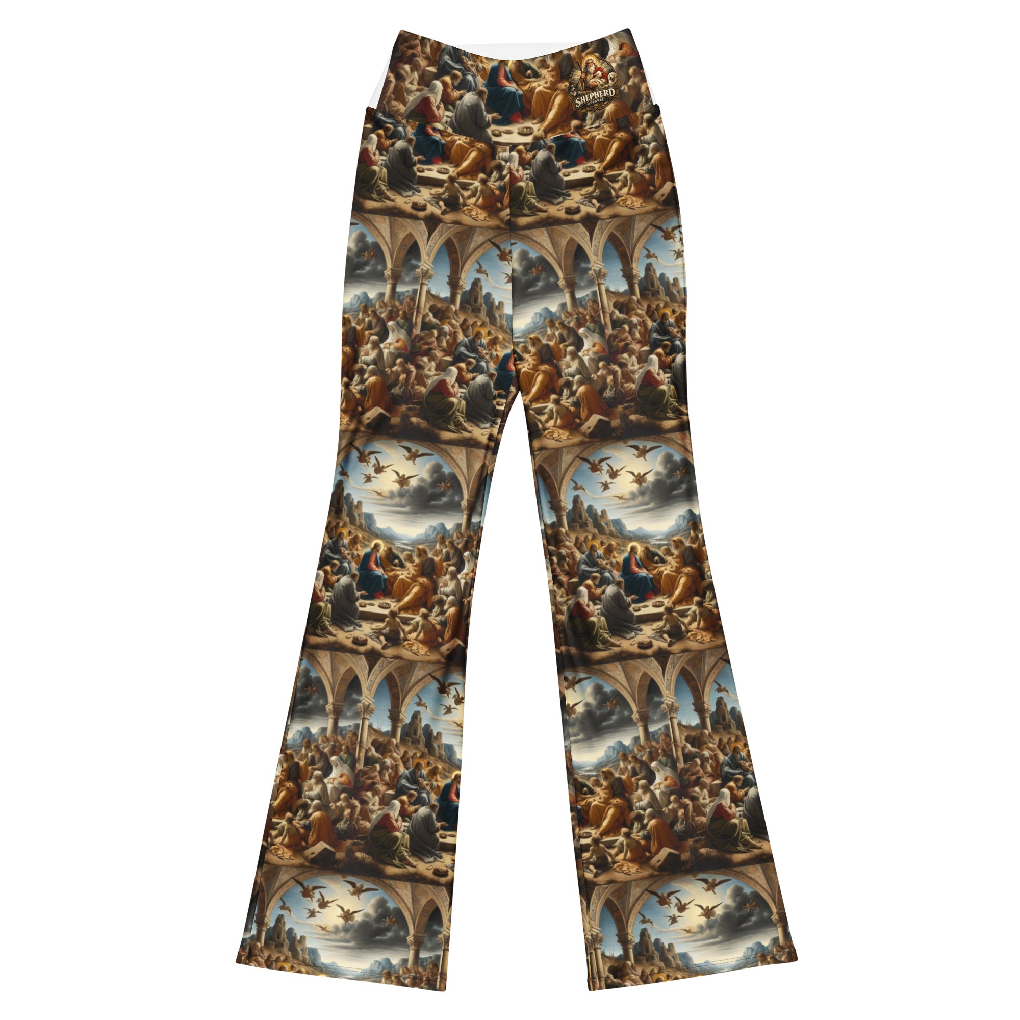 Flare Leggings for Women High-Waist Stretch Flared Style - Shepherds apparel